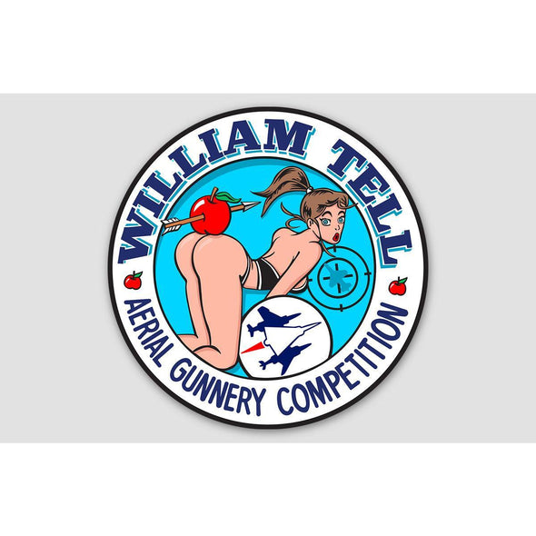 WILLIAM TELL AERIAL GUNNERY Sticker - Mach 5