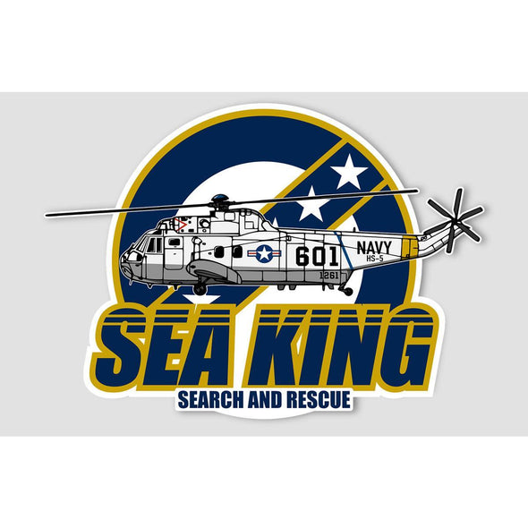 USN SEA KING Sticker - Mach 5