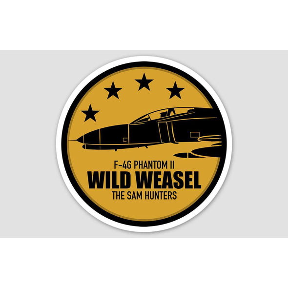 F-4 PHANTOM WILD WEASEL Sticker - Mach 5