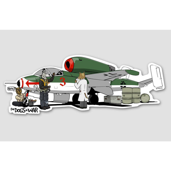 HEINKEL HE 162 Sticker - Mach 5