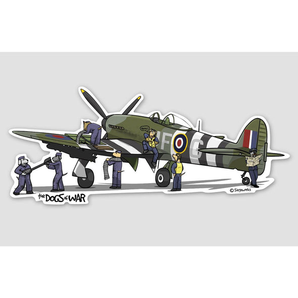 HAWKER TYPHOON Sticker - Mach 5