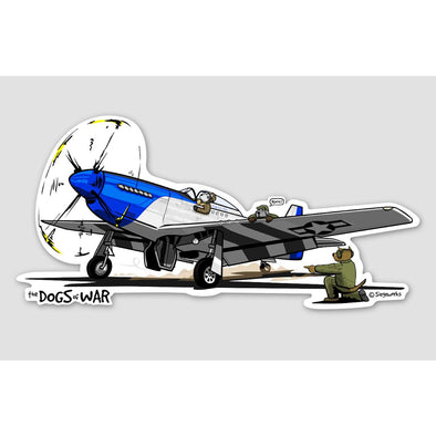 P-51 MUSTANG Sticker - Mach 5