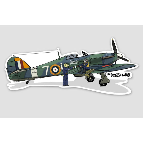 HAWKER HURRICANE Sticker - Mach 5