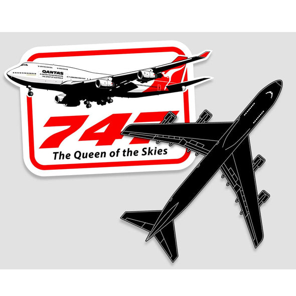 747 'QUEEN OF THE SKIES' Sticker Pack - Mach 5