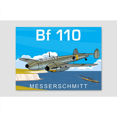 MESSERSCHMITT Bf 110 Sticker - Mach 5