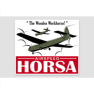 AIRSPEED HORSA GLIDER STicker - Mach 5