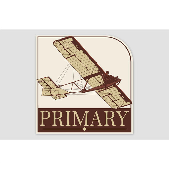 PRIMARY GLIDER Sticker - Mach 5