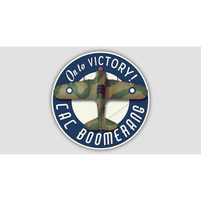 CAC BOOMERANG 'On to VICTORY!' Sticker - Mach 5