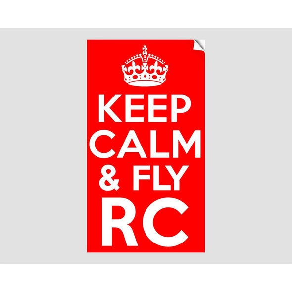 KEEP CALM AND FLY RC Sticker - Mach 5