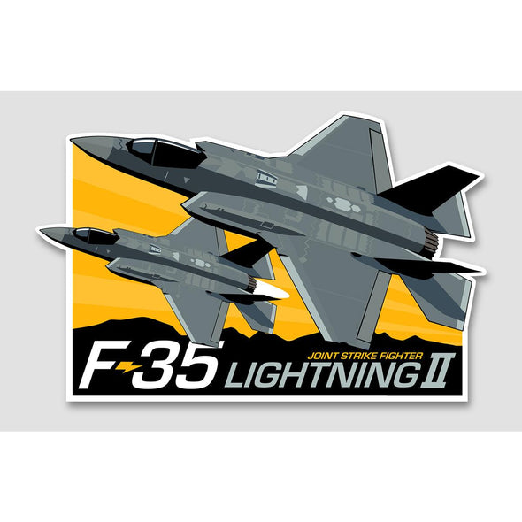 F-35 LIGHTNING II Sticker - Mach 5