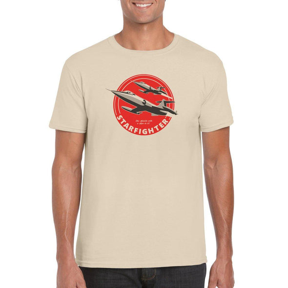 F-104 STARFIGHTER 'THE MISSILE WITH A MAN IN IT' T-Shirt - Mach 5
