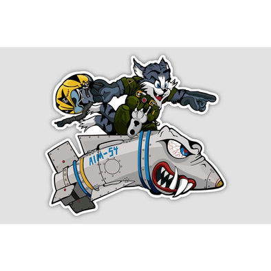 TOMCAT AIM-54 Sticker - Mach 5