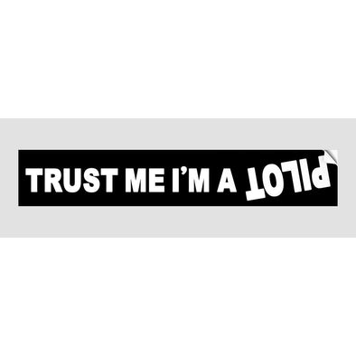 TRUST ME I'M A PILOT Sticker - Mach 5