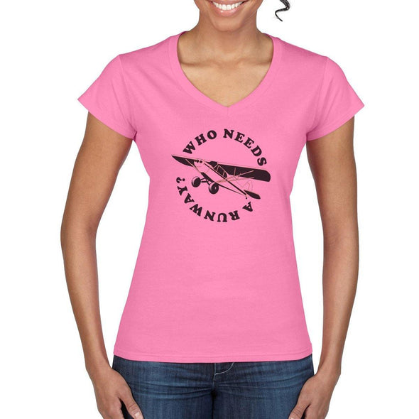 WHO NEEDS A RUNWAY Women's Semi-Fitted T-Shirt - Mach 5