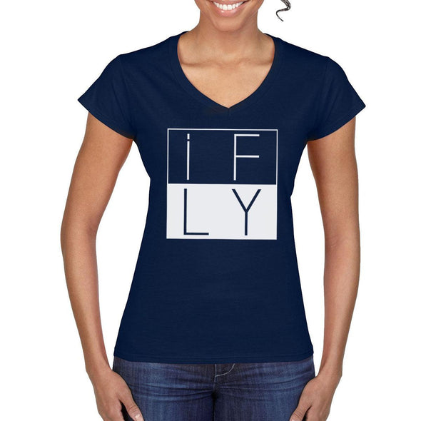 Women’s IFLY semi-fitted V-neck T-Shirt - Mach 5