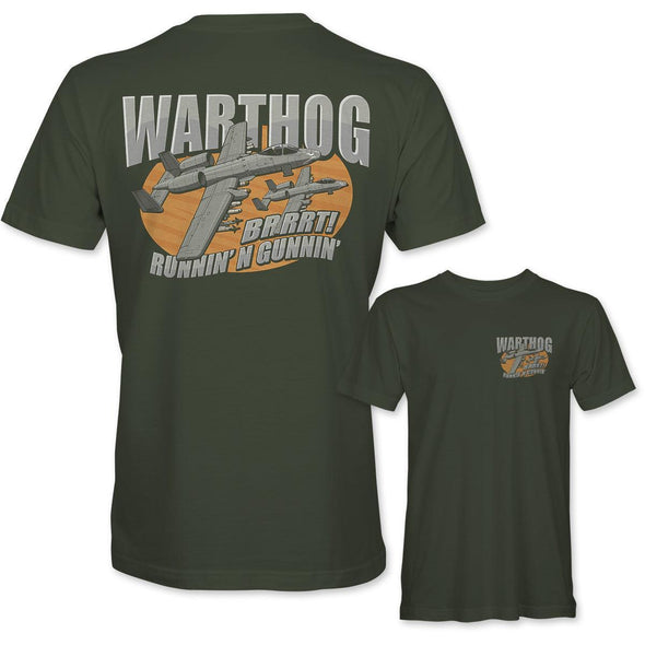 A-10 WARTHOG 'GUNNIN N RUNNIN' T-Shirt - Mach 5