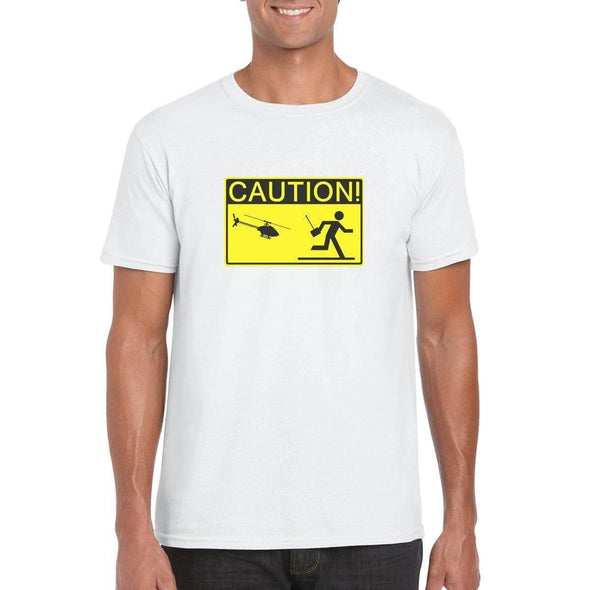 CAUTION! HELICOPTER PILOT T-Shirt - Mach 5