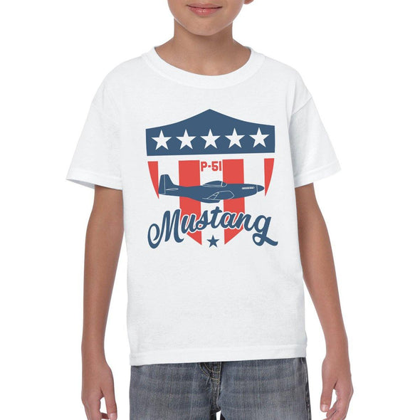 MUSTANG Youth Semi-Fitted T-Shirt - Mach 5