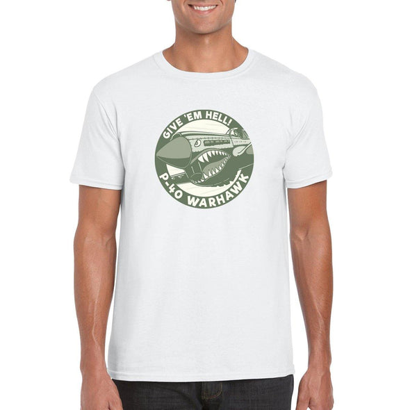 P-40 WARHAWK 'GIVE 'EM HELL!' T-Shirt - Mach 5