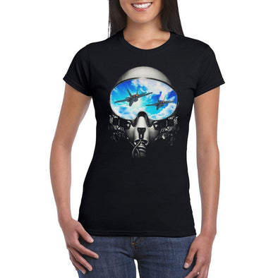 FIGHTER PILOT Women's Crew Semi-Fitted T-Shirt - Mach 5