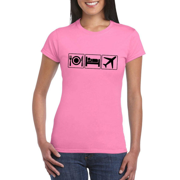 EAT SLEEP FLY Semi-Fitted Women's T-Shirt - Mach 5