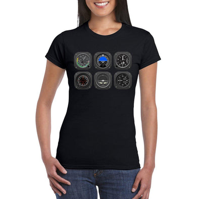 THE PILOT'S 6 PACK Women's Semi-Fitted T-Shirt - Mach 5