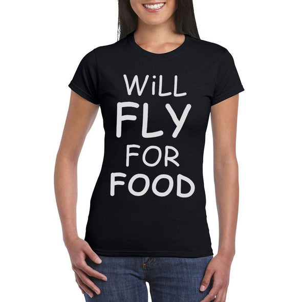 WILL FLY FOR FOOD Women's Semi-Fitted T-Shirt - Mach 5