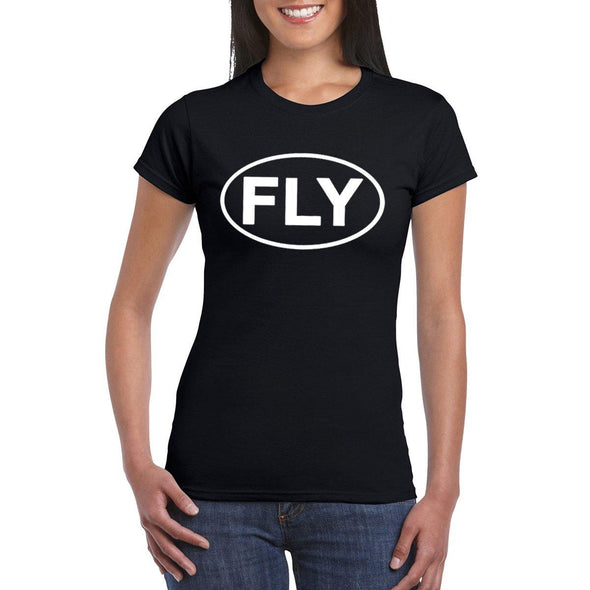 FLY Semi-Fitted Women's V-Neck T-Shirt - Mach 5