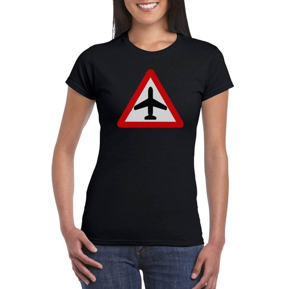 CAUTION AIRCRAFT Semi-Fitted Women's T-Shirt - Mach 5