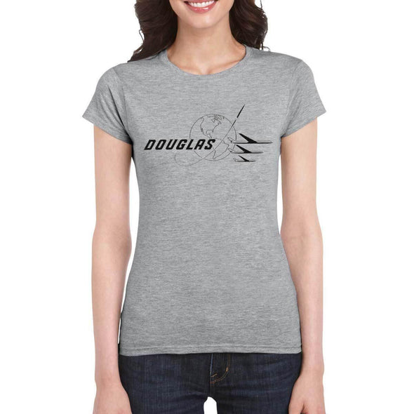 DOUGLAS VINTAGE Logo Women's T-Shirt - Mach 5