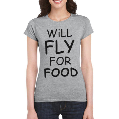 WILL FLY FOR FOOD Women's Semi-Fitted T-Shirt - Mach 5