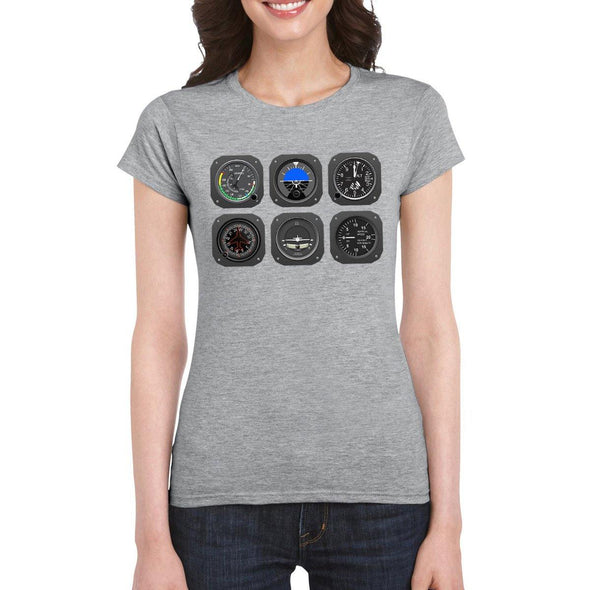 THE PILOT'S 6 PACK Women's Semi-Fitted T-Shirt - Mach 5