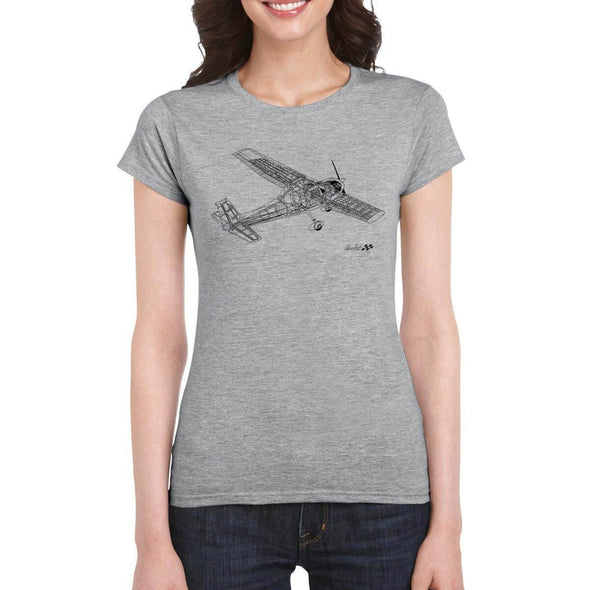 AEROBAT CUTAWAY Women's Semi-Fitted T-Shirt - Mach 5