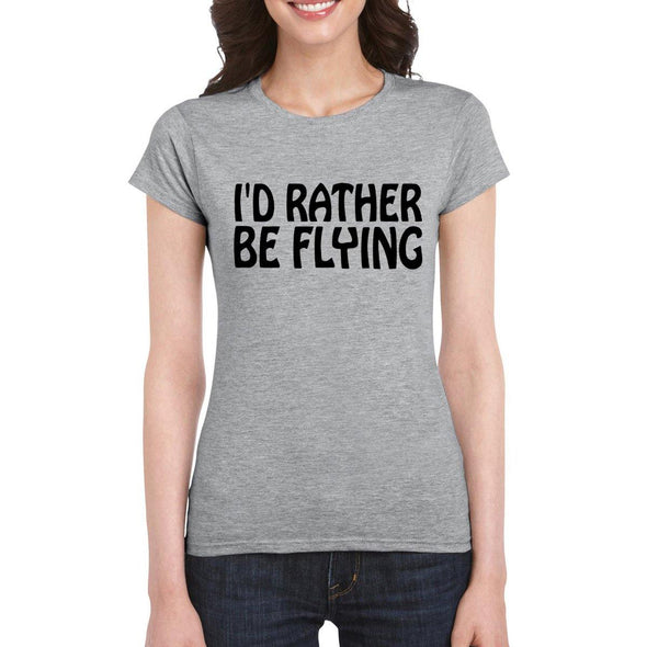 RATHER BE FLYING Women's Semi-Fitted T-Shirt - Mach 5