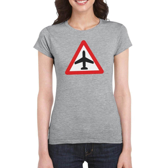 CAUTION AIRCRAFT Semi-Fitted Women's T-Shirt - Mach 5