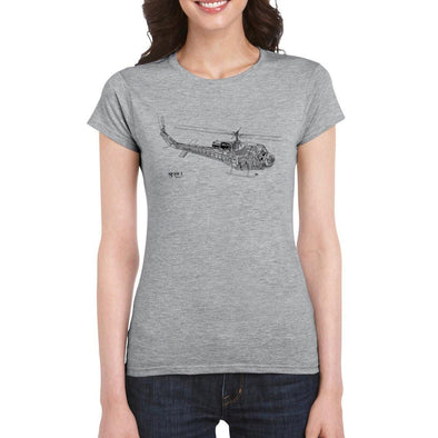 HUEY CUTAWAY Women's Semi-Fitted T-Shirt - Mach 5