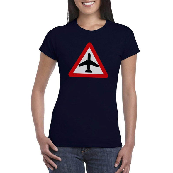 CAUTION AIRCRAFT Semi-Fitted Women's T-Shirt - Mach 5