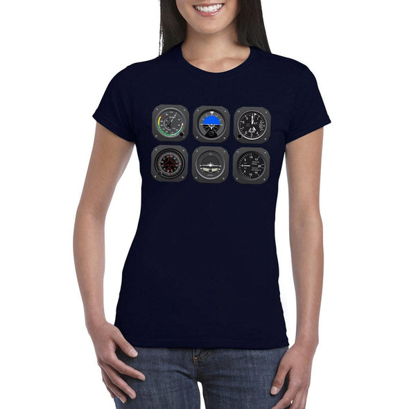 THE PILOT'S 6 PACK Women's Semi-Fitted T-Shirt - Mach 5