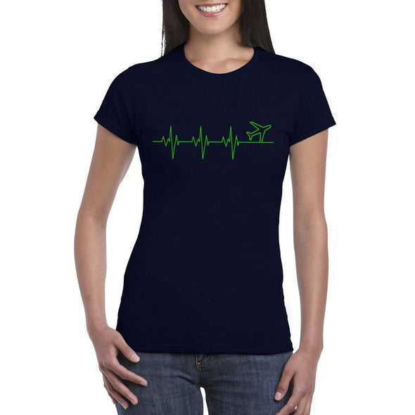 HEARTBEAT Women's Semi-Fitted T-Shirt - Mach 5