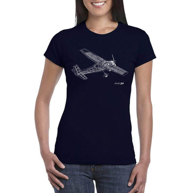 AEROBAT CUTAWAY Women's Semi-Fitted T-Shirt - Mach 5