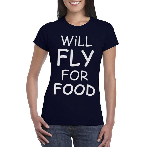 WILL FLY FOR FOOD Women's Semi-Fitted T-Shirt - Mach 5