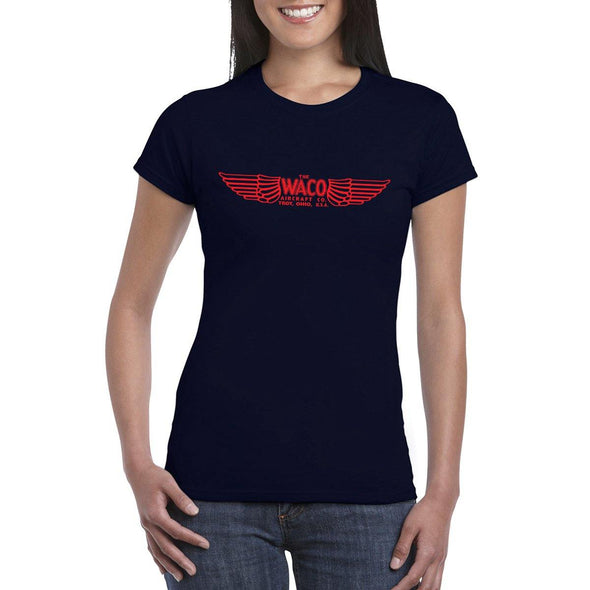 WACO AIRCRAFT CO Women's Semi-Fitted T-Shirt - Mach 5