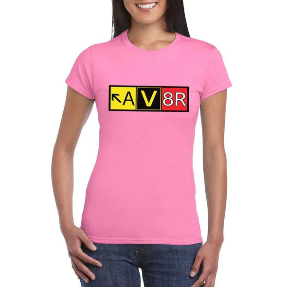 AV8R Women's Crew Neck Semi-Fitted T-Shirt - Mach 5