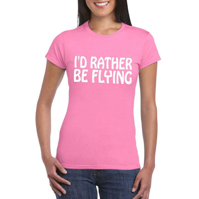 RATHER BE FLYING Women's Semi-Fitted T-Shirt - Mach 5