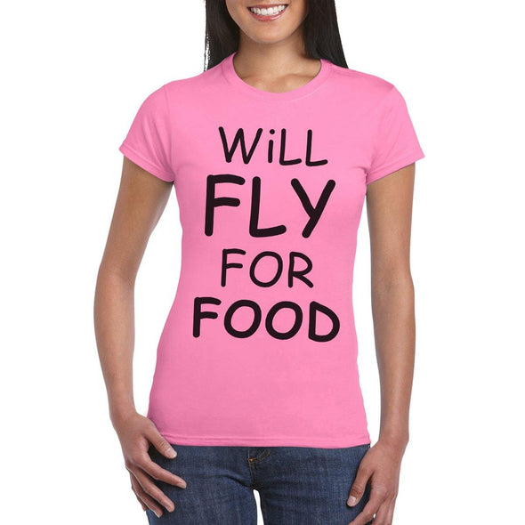 WILL FLY FOR FOOD Women's Semi-Fitted T-Shirt - Mach 5