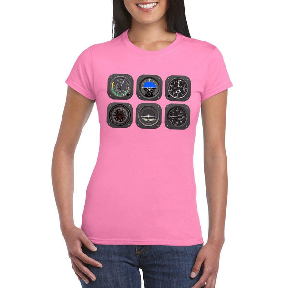 THE PILOT'S 6 PACK Women's Semi-Fitted T-Shirt - Mach 5