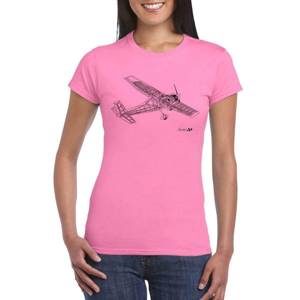 AEROBAT CUTAWAY Women's Semi-Fitted T-Shirt - Mach 5