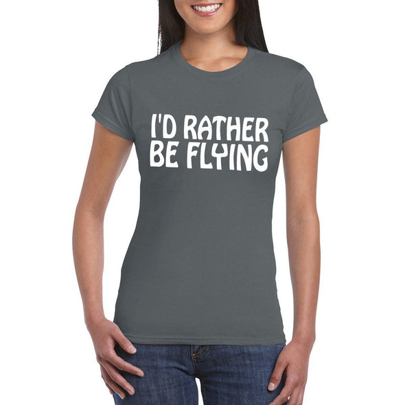 RATHER BE FLYING Women's Semi-Fitted T-Shirt - Mach 5