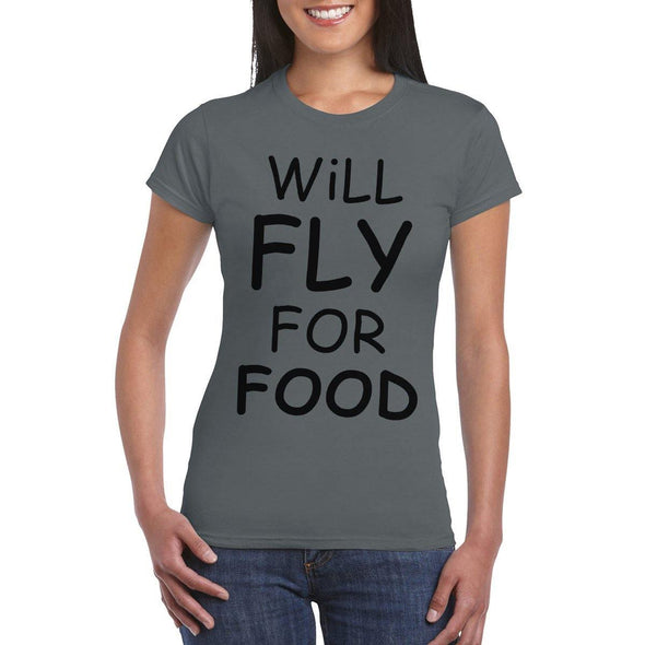 WILL FLY FOR FOOD Women's Semi-Fitted T-Shirt - Mach 5