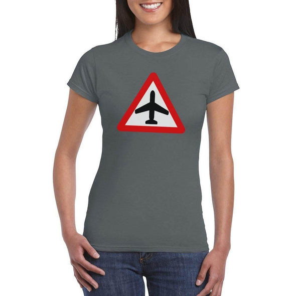 CAUTION AIRCRAFT Semi-Fitted Women's T-Shirt - Mach 5